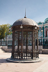 Image showing Round metallic pavilion