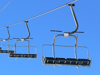 Image showing Ski lifts