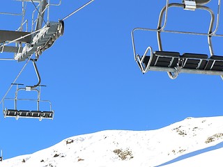 Image showing Ski lifts