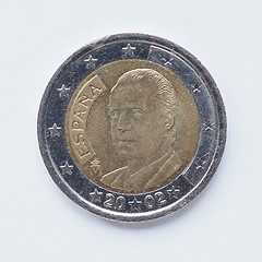 Image showing Spanish 2 Euro coin