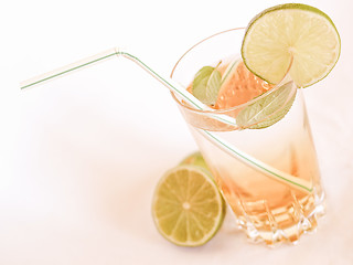 Image showing Retro looking Cocktail picture