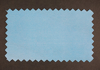 Image showing Blue paper sample