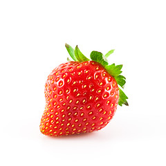 Image showing Real strawberry