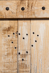 Image showing Heart on a door