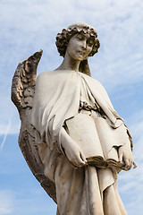 Image showing Old cemetery statue