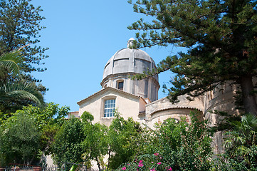 Image showing 
View of the monastery cathedral of Tropea Calabria Italy