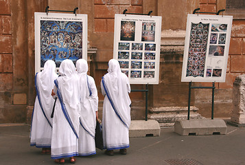 Image showing Nuns in Rome