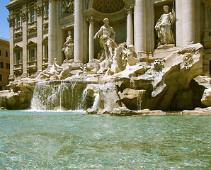 Image showing Trevi Fountain - Rome landmark