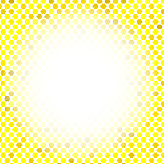 Image showing Abstract Yellow Mosaic Pattern