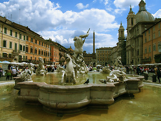 Image showing Piazza Navona in Rome