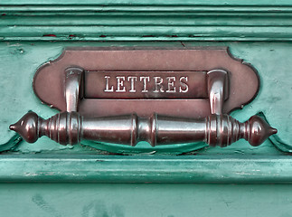 Image showing french letter box