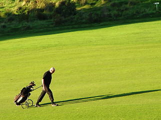 Image showing golfer