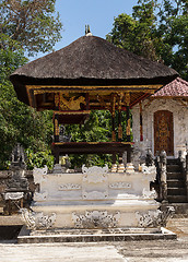 Image showing Hindu temple at Pura Sahab, Nusa Penida, Bali, Indonesia