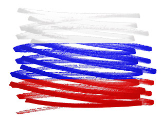Image showing Flag illustration - Russia