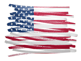 Image showing Flag illustration - USA