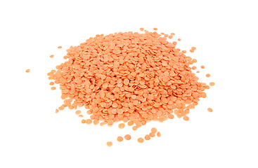 Image showing Red lentils