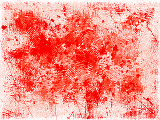 Image showing Red blots background