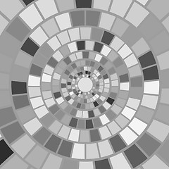 Image showing Grey Mosaic Background