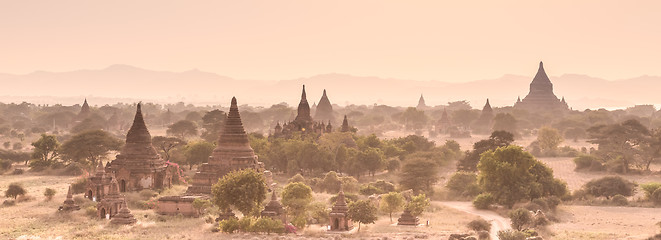 Image showing Temples of Bagan, Burma, Myanmar, Asia.