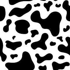 Image showing Seamless pattern cow skin