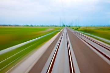 Image showing Rails blur