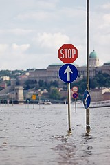 Image showing Flooded street