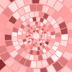 Image showing Pink  Mosaic Background