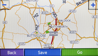 Image showing GPS screen