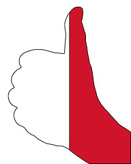 Image showing Malta hand signal