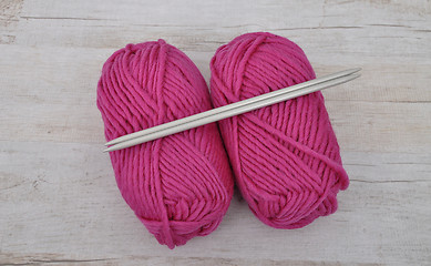 Image showing Wool and needles