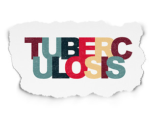 Image showing Medicine concept: Tuberculosis on Torn Paper background