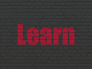 Image showing Education concept: Learn on wall background