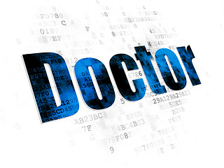Image showing Healthcare concept: Doctor on Digital background