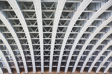 Image showing abstract metal in englan london railing  