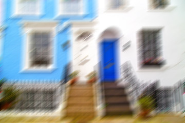 Image showing notting hill in london england old suburban and antique     wall