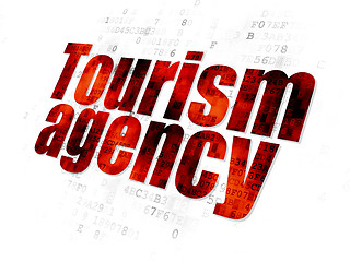 Image showing Tourism concept: Tourism Agency on Digital background