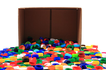 Image showing pet caps in the paper box 