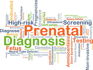 Image showing Prenatal diagnosis background concept