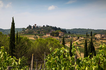 Image showing Tuscan farms