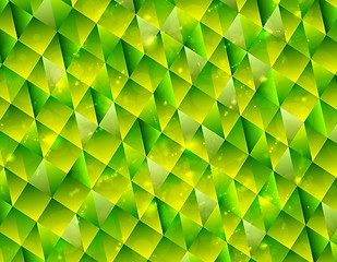 Image showing Abstract polygonal triangles tech background