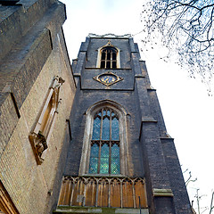 Image showing old architecture in england london europe wall and history