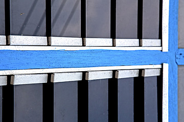 Image showing   thailand incision blue  venetian blind