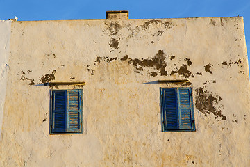 Image showing  window in morocco africa and   brick historical