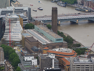 Image showing Aerial view of London