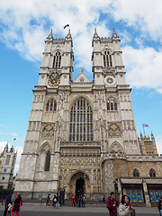 Image showing Westminster Abbey in London