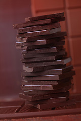 Image showing stack of chocolate