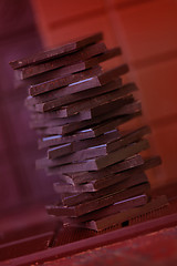 Image showing stack of chocolate