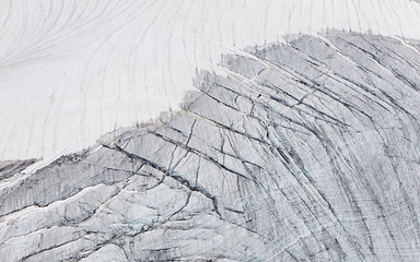 Image showing Close view of a glacier