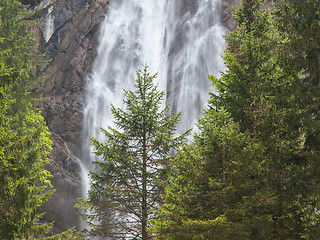 Image showing Waterfall in the forest