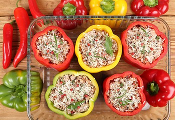 Image showing Stuffed peppers